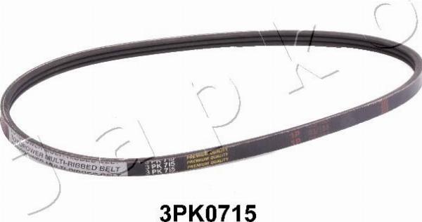 Japko 3PK0715 - Cinghia Poly-V www.autoricambi360.it