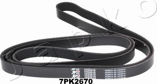 Japko 7PK2670 - Cinghia Poly-V www.autoricambi360.it