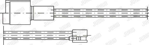 Jurid 581302 - Contatto segnalazione, Usura past. freno / mat. d'attrito www.autoricambi360.it