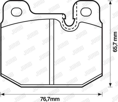 Jurid 571271D - Kit pastiglie freno, Freno a disco www.autoricambi360.it