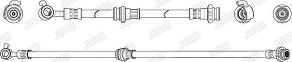 Jurid 173281J - Flessibile del freno www.autoricambi360.it