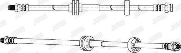 Jurid 172986J - Flessibile del freno www.autoricambi360.it