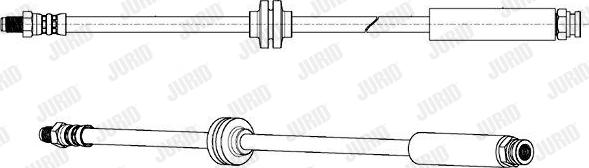 Jurid 172987J - Flessibile del freno www.autoricambi360.it