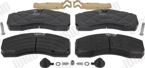 Jurid 2925305390 - Kit pastiglie freno, Freno a disco www.autoricambi360.it