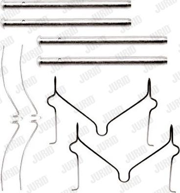 Jurid 792189J - Kit accessori, Pastiglia freno www.autoricambi360.it