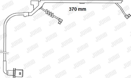 Jurid FAI169 - Contatto segnalazione, Usura past. freno / mat. d'attrito www.autoricambi360.it