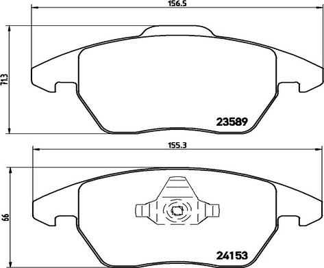 Cifam 822-548-1 - Kit pastiglie freno, Freno a disco www.autoricambi360.it