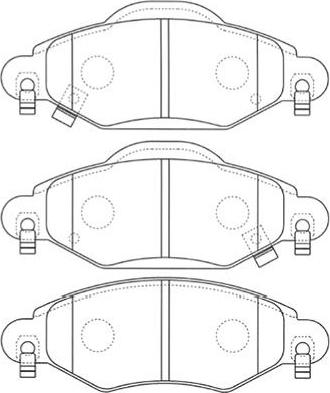 Kavo Parts BP-9096 - Kit pastiglie freno, Freno a disco www.autoricambi360.it