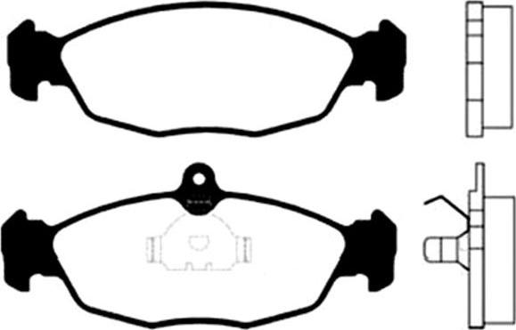 Kavo Parts BP-1002 - Kit pastiglie freno, Freno a disco www.autoricambi360.it