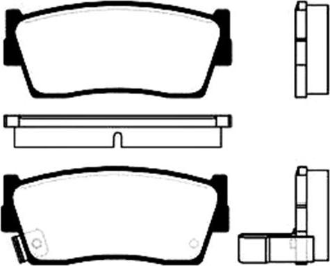 Kavo Parts BP-8505 - Kit pastiglie freno, Freno a disco www.autoricambi360.it