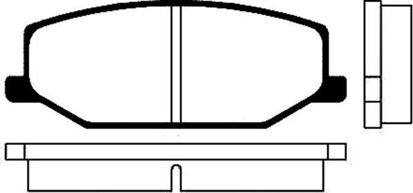 Kavo Parts BP-8501 - Kit pastiglie freno, Freno a disco www.autoricambi360.it