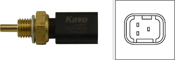 Kavo Parts ECT-6510 - Sensore, Temperatura refrigerante www.autoricambi360.it