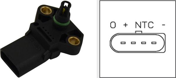 Kavo Parts EMS-5502 - Sensore, Pressione collettore d'aspirazione www.autoricambi360.it