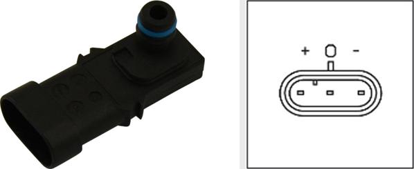 Kavo Parts EMS-6504 - Sensore, Pressione collettore d'aspirazione www.autoricambi360.it