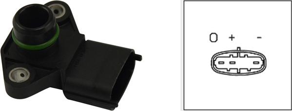 Kavo Parts EMS-3002 - Sensore, Pressione collettore d'aspirazione www.autoricambi360.it