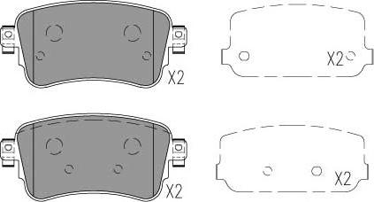 Kavo Parts KBP-9154 - Kit pastiglie freno, Freno a disco www.autoricambi360.it
