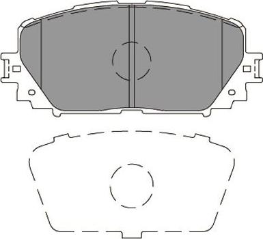 Kavo Parts KBP-5001 - Kit pastiglie freno, Freno a disco www.autoricambi360.it