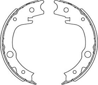 Kavo Parts KBS-9925 - Kit ganasce freno www.autoricambi360.it