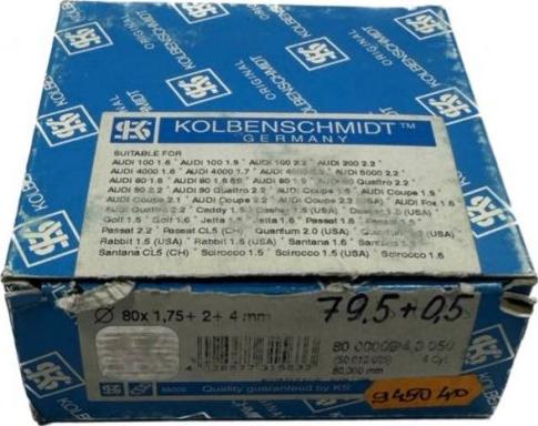 Kolbenschmidt 800000943050 - Kit fasce elastiche www.autoricambi360.it