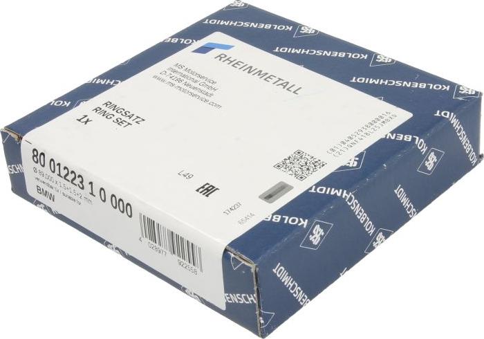 Kolbenschmidt 800122310000 - Kit fasce elastiche www.autoricambi360.it