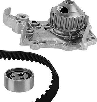 KWP KW412-1 - Pompa acqua + Kit cinghie dentate www.autoricambi360.it