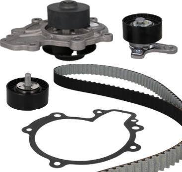 KWP KW1068-1 - Pompa acqua + Kit cinghie dentate www.autoricambi360.it
