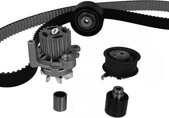KWP KW1355-5 - Pompa acqua + Kit cinghie dentate www.autoricambi360.it
