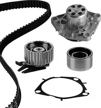 KWP KW1352-4 - Pompa acqua + Kit cinghie dentate www.autoricambi360.it