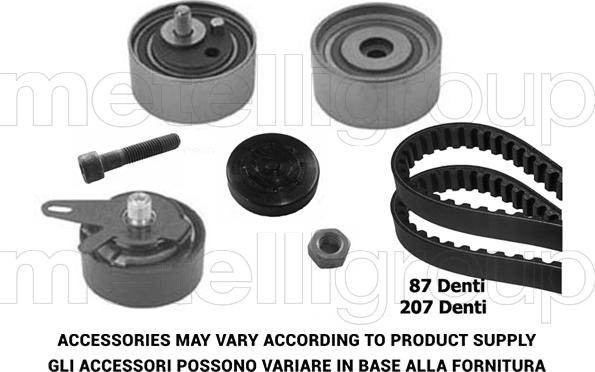 KWP TW041 - Kit cinghie dentate www.autoricambi360.it