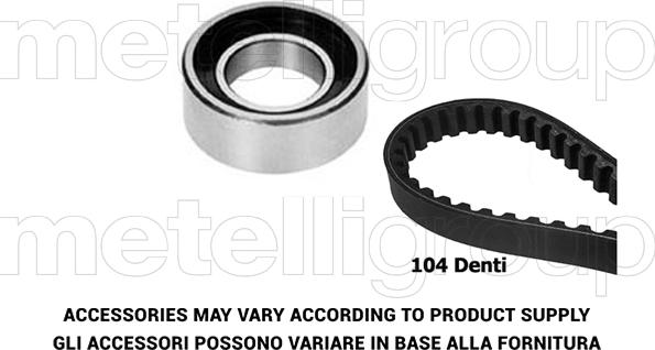 KWP TW058 - Kit cinghie dentate www.autoricambi360.it