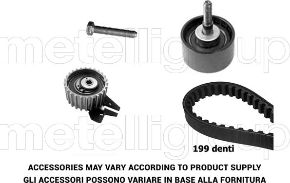 KWP TW137 - Kit cinghie dentate www.autoricambi360.it