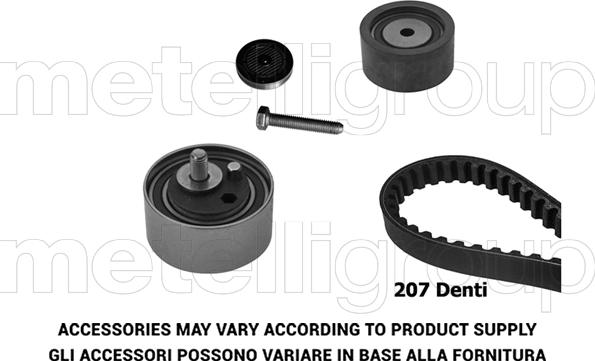KWP TW171 - Kit cinghie dentate www.autoricambi360.it