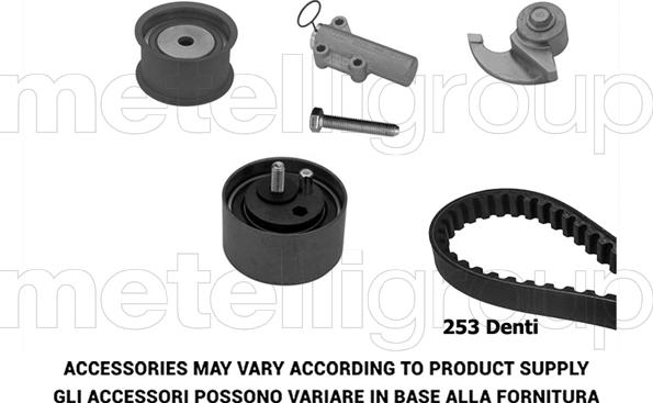 KWP TW178 - Kit cinghie dentate www.autoricambi360.it