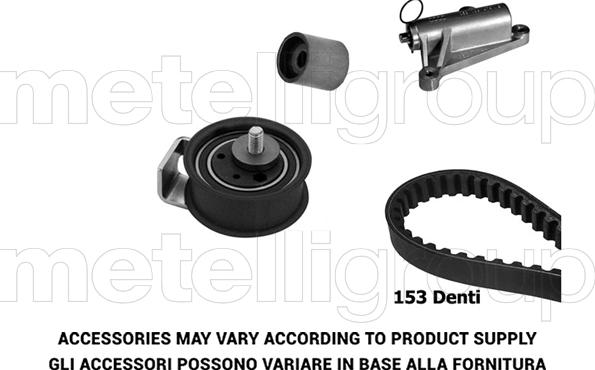 KWP TW370 - Kit cinghie dentate www.autoricambi360.it