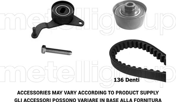 KWP TW207 - Kit cinghie dentate www.autoricambi360.it