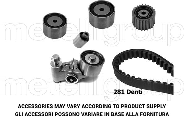 KWP TW280 - Kit cinghie dentate www.autoricambi360.it