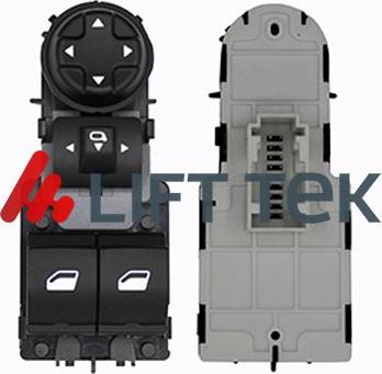 Lift-Tek LTPGB76003 - Interruttore, Alzacristallo www.autoricambi360.it