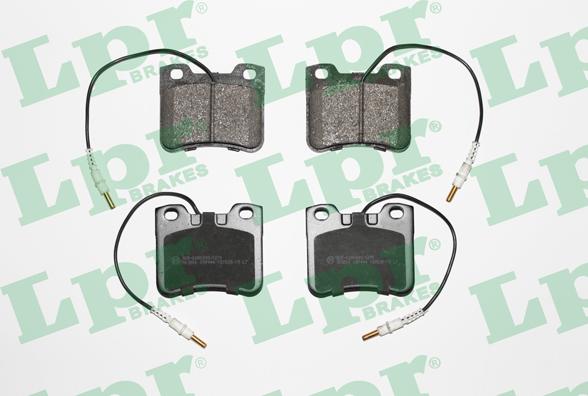 LPR 05P444 - Kit pastiglie freno, Freno a disco www.autoricambi360.it