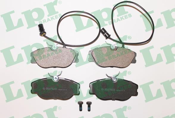 LPR 05P032 - Kit pastiglie freno, Freno a disco www.autoricambi360.it