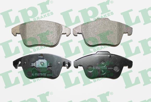 LPR 05P1480 - Kit pastiglie freno, Freno a disco www.autoricambi360.it