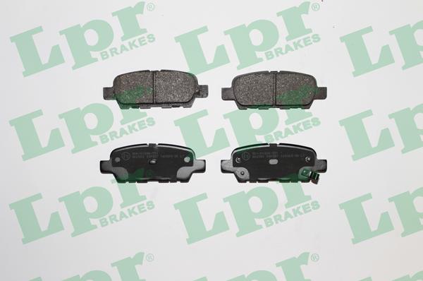 LPR 05P857 - Kit pastiglie freno, Freno a disco www.autoricambi360.it