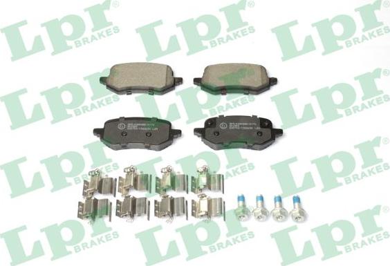 LPR 05P2265K - Kit pastiglie freno, Freno a disco www.autoricambi360.it