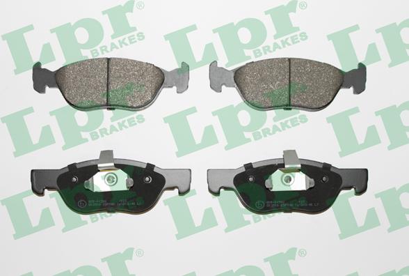 LPR 05P740 - Kit pastiglie freno, Freno a disco www.autoricambi360.it