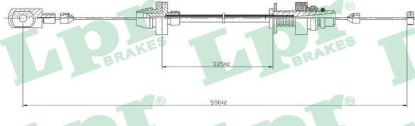 LPR C0161A - Cavo acceleratore www.autoricambi360.it