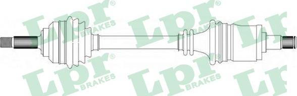 LPR DS43003 - Albero motore / Semiasse www.autoricambi360.it