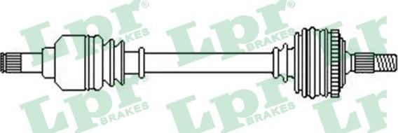 LPR DS52513 - Albero motore / Semiasse www.autoricambi360.it
