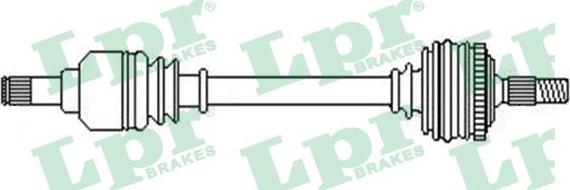 LPR DS52512 - Albero motore / Semiasse www.autoricambi360.it
