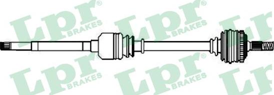 LPR DS15040 - Albero motore / Semiasse www.autoricambi360.it