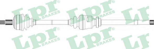 LPR DS16091 - Albero motore / Semiasse www.autoricambi360.it