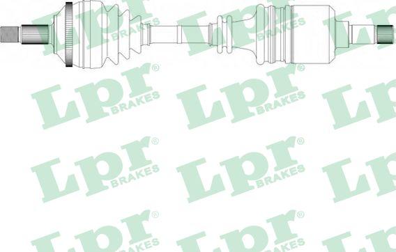 LPR DS16167 - Albero motore / Semiasse www.autoricambi360.it